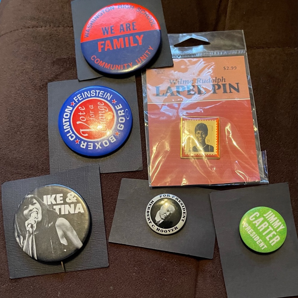 Nostalgic pins